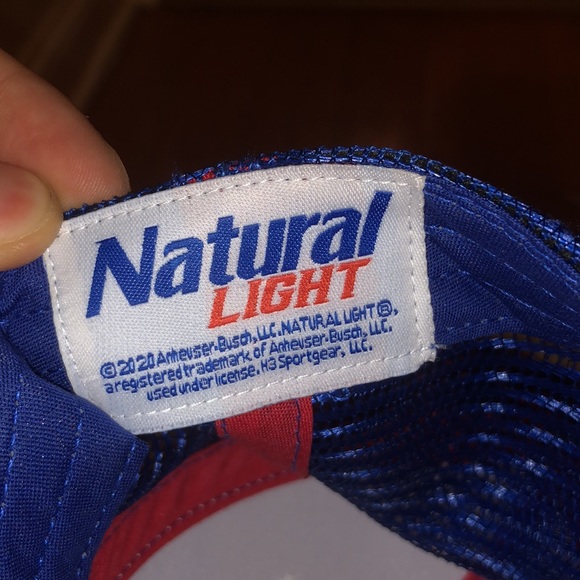 Natural (Natty) Light Trucker SnapBack Hat - Picture 5 of 5